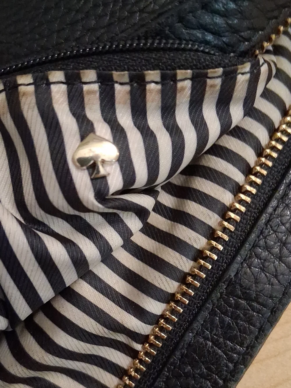 kate spade Black Pebbled Leather Crossbody